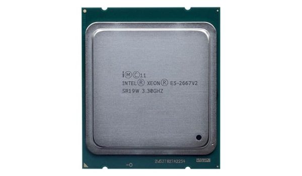 نمای جلوی سی پی یو سرور سی پی یو سرور اینتل CPU Intel Xeon E5-2667v2