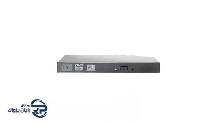 دی وی دی رایتر اچ پی HP 12.7mm SATA DVD-RW Slim JackBlack Optical Drive با پارت نامبر 652235-B21