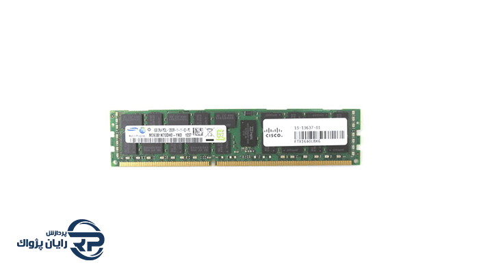 رم سرور سیسکو Cisco 8GB DDR3-1600MHz RDIMM PC3-12800 Single Rank با پارت نامبر UCS-MR-1X081RY-A
