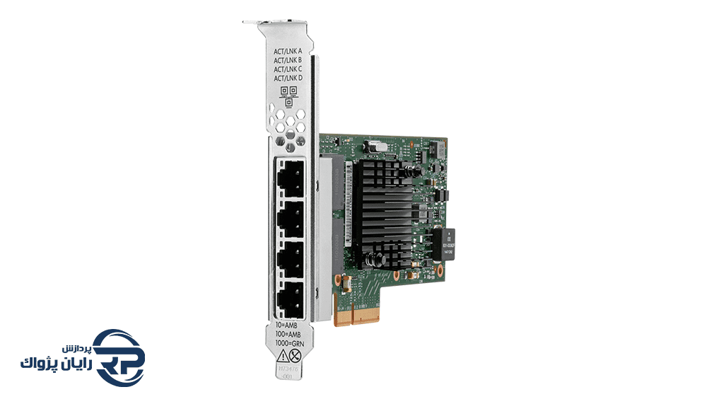کارت شبکه سرور Broadcom BCM5719 Ethernet 1Gb 4-port BASE-T for HPE با پارت نامبر P51178-B21